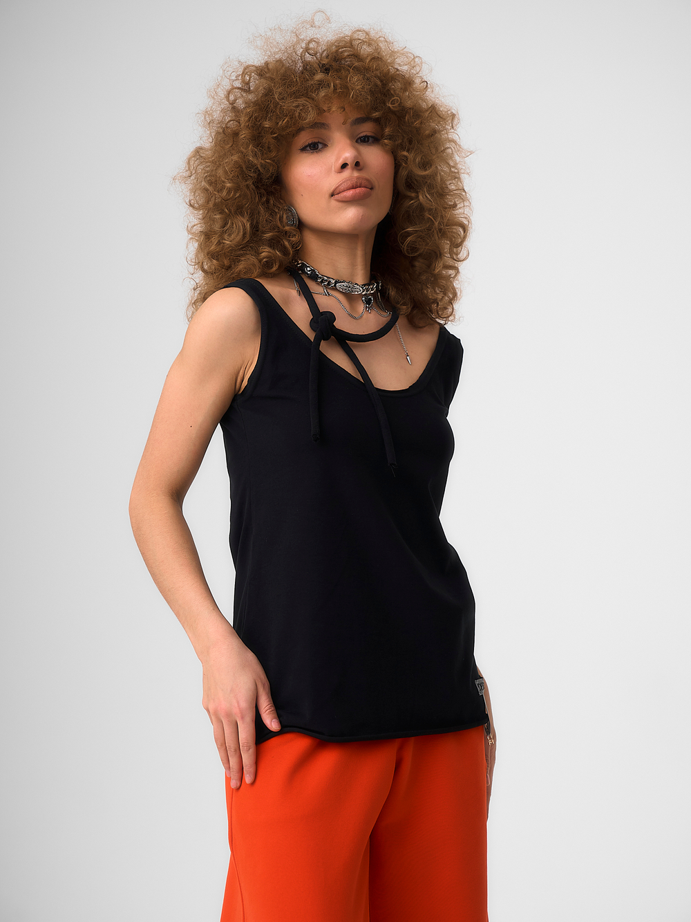 Майка опен 2 черный