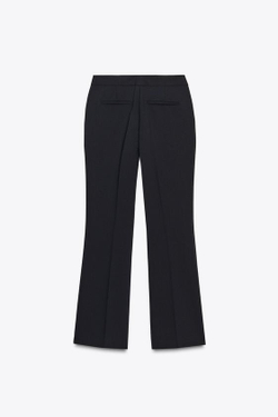 ZARA БРЮКИ FLARED, МОРСКОЙ СИНИЙ