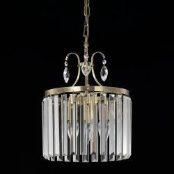 Citilux Инга CL335133 Люстра хрустальная подвесная Бронза