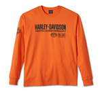 Мужской лонгслив Harley-Davidson® 120th Anniversary — Harley Orange