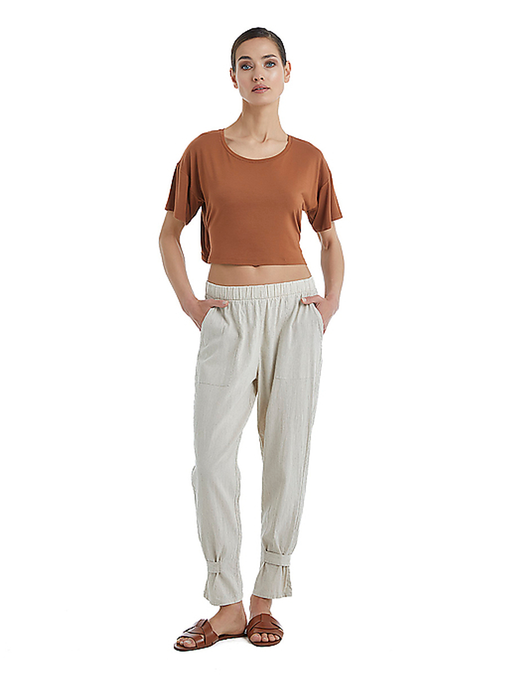 Брюки женские Bohemian Retro Natural Loungwear