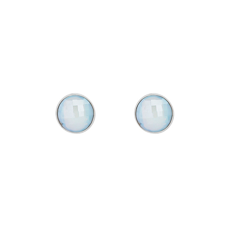 Серьги пусеты Possebon Pearl Opaline A1184.25 BW/S