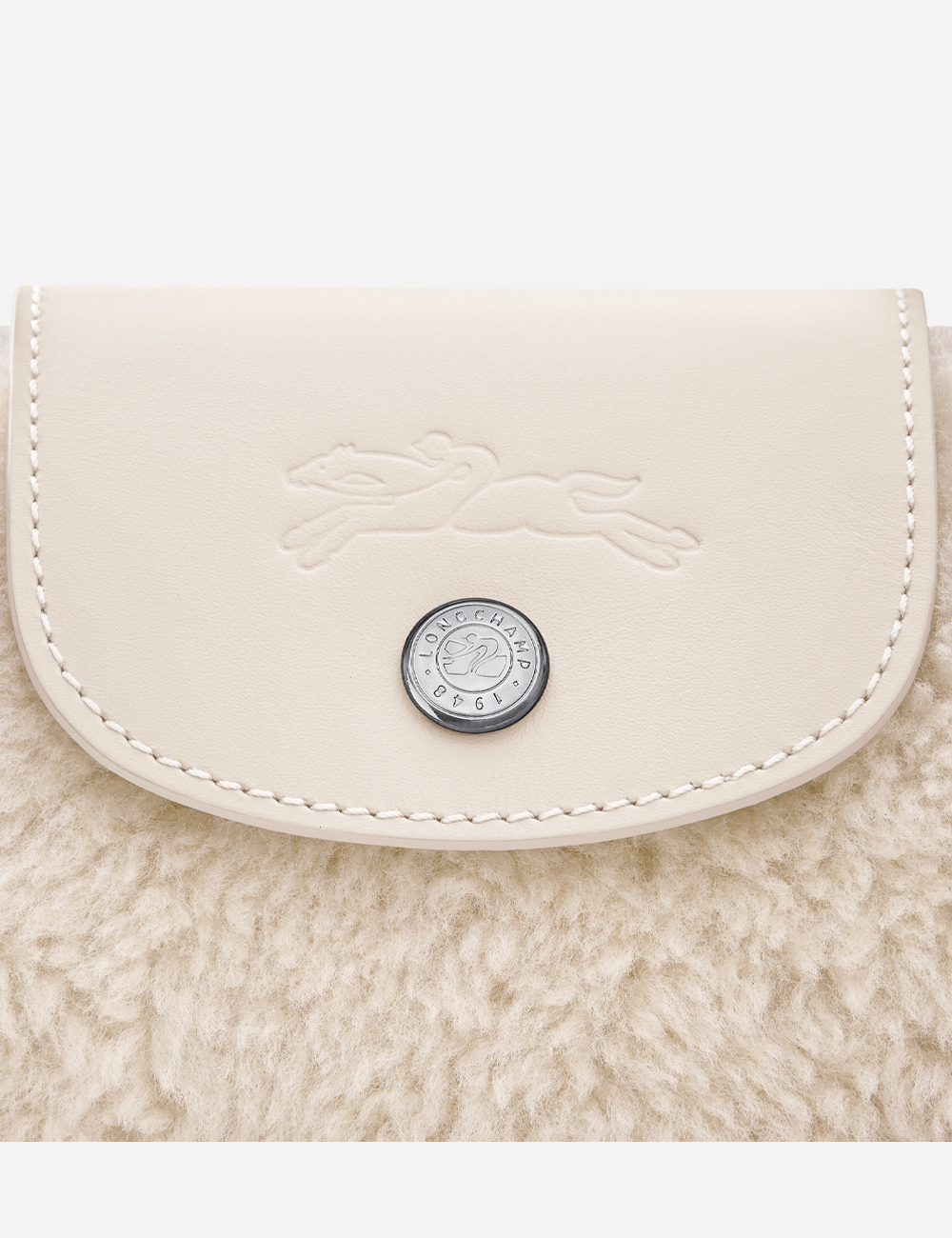 Longchamp Le Pliage Xtra XS Pouch "Ecru"