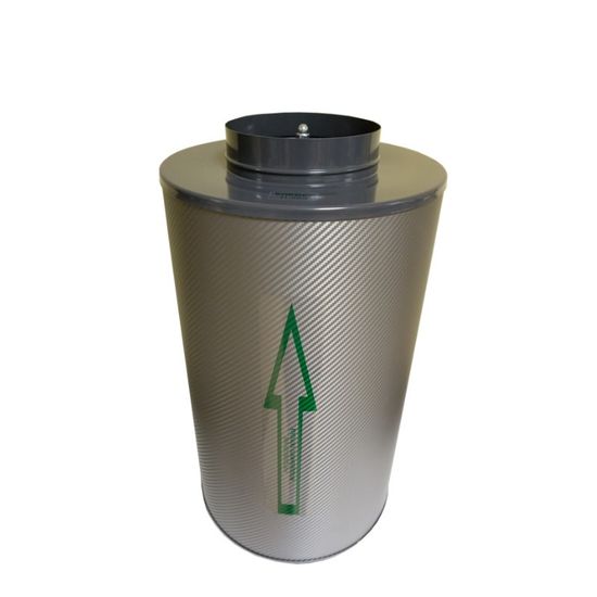 Канальный угольный фильтр КЛЕВЕР - П 500 м3 в час, d 160