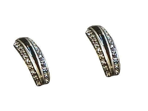 "Изабель" серьги в серебряном покрытии из коллекции "Леди" от Jenavi  с английским замком