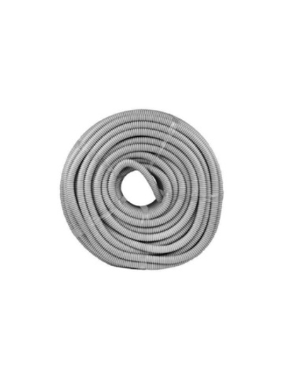 Труба гофрированная ПВХ d20мм с протяжкой сер. (уп.100м) Plast PROxima EKF tg-z-20