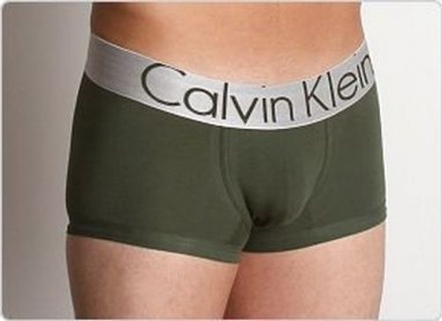 Мужские трусы боксеры темно-зеленые Calvin Klein Moss Boxer