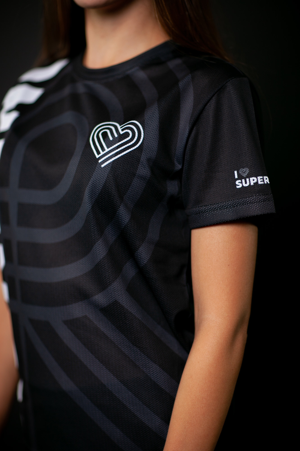 Беговая футболка Black New