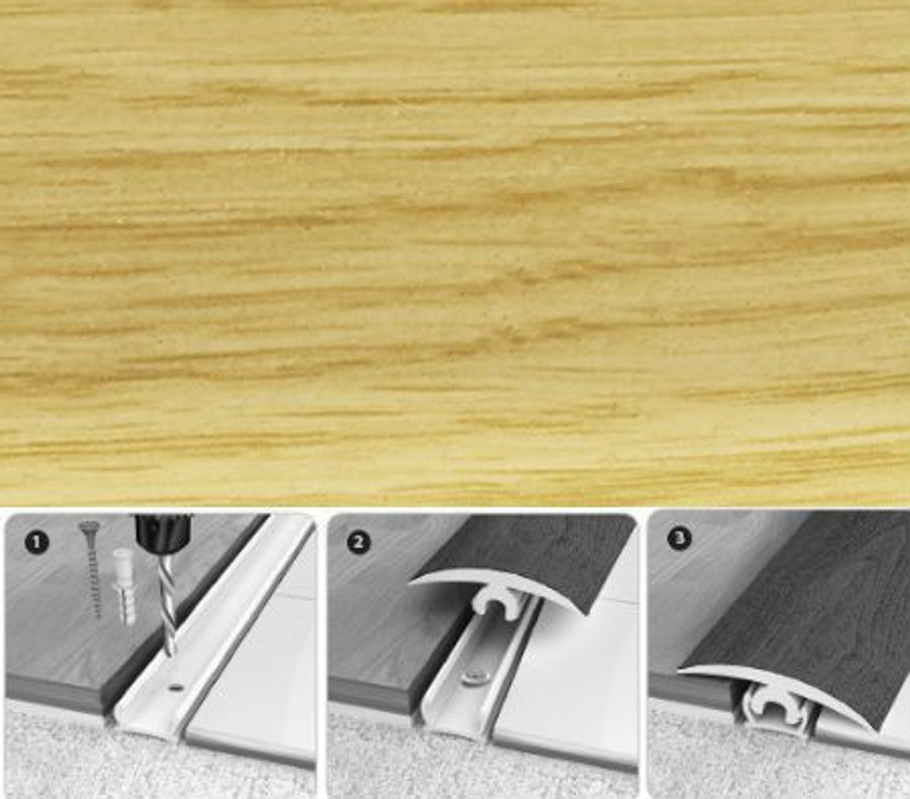 Профиль гибкий "Flex line" №137* 3м "Cezar"