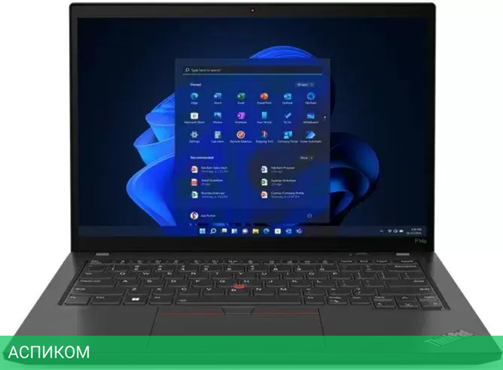 Рабочая станция Lenovo ThinkPad P14s Gen 4 Intel 21HF001MUS