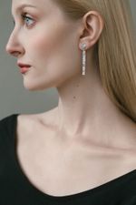 Серьги Мозаика длинные