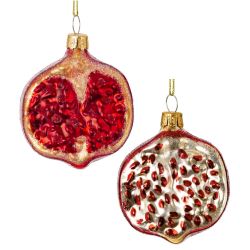 GAEM Украшение новогоднее "Гранат", L6 W4 H7 см, 2в.