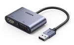 Конвертер USB 3.1 Type C на HDMI + VGA UGREEN 50505