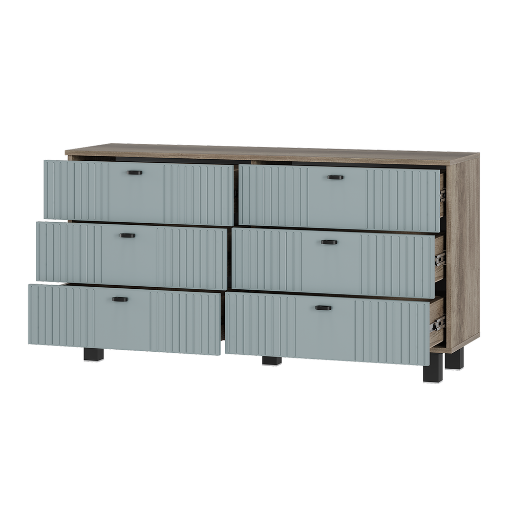 Комод Олива КМ-04 дуб каньон/MF11 шарли бриз