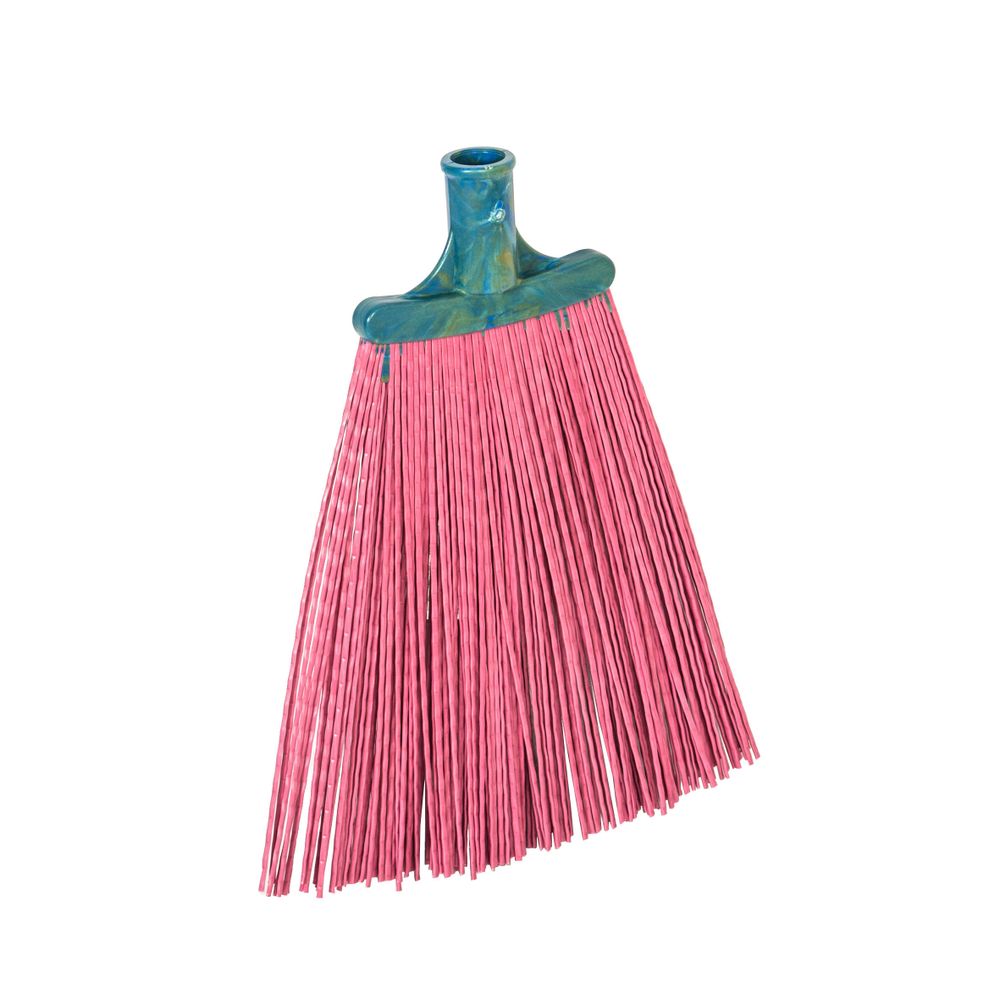 Метла полипропиленовая б/черенка плоская, веерная, 275х290мм, (шт.)---