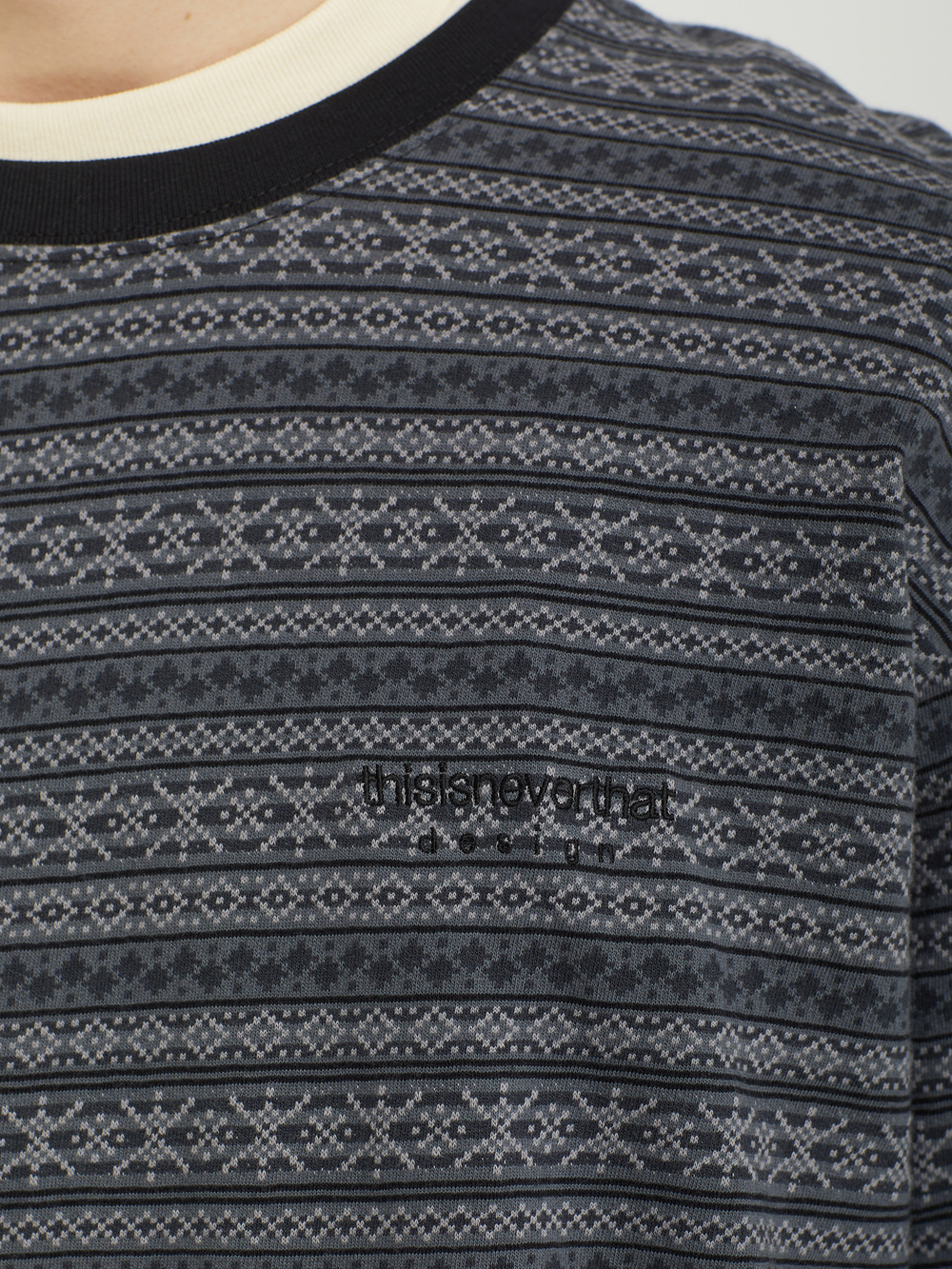 Мужской Лонгслив Fair Isle Striped