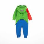 Комбинезон-трансформер с клапаном "Bb team green/blue"