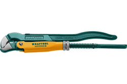KRAFTOOL  PANZER-S, №0, 1/2", 240 мм, Трубный ключ с изогнутыми губками (2733-05)
