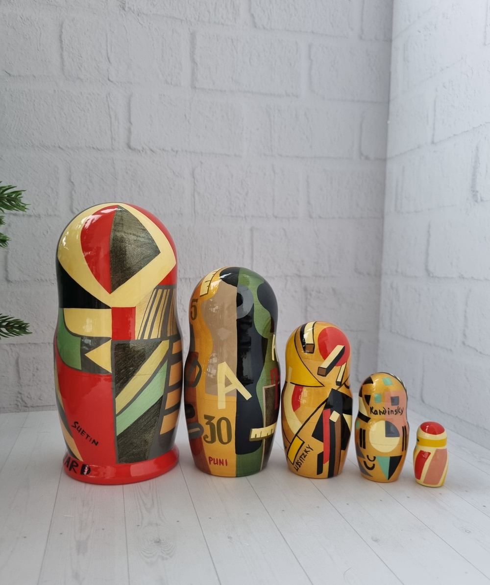 Матрешка 5м 18см Кандинский-Малевич