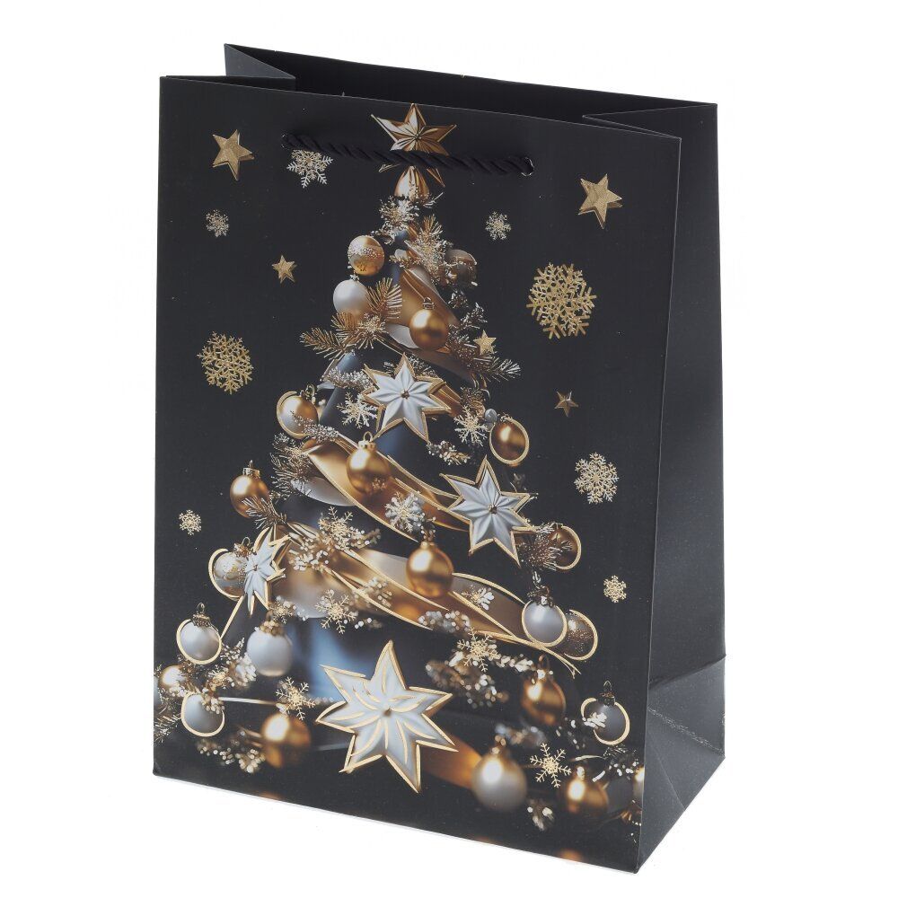 GAEM Пакет подарочный (бумага 210г/м2, блок 12шт), L18 W8,5 H24 см, 4в.