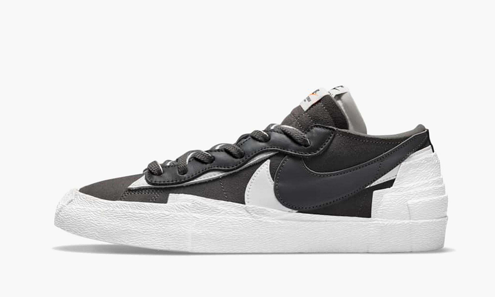 Blazer Low Sacai "Iron Grey"