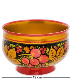 Народные промыслы ХЛ-103 Сахарница 80*120 б/крышки (Хохлома)