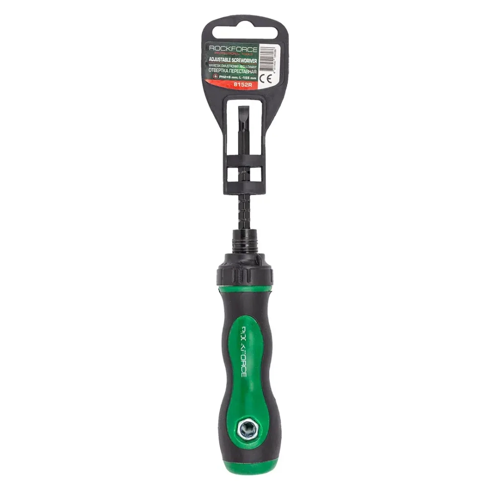 Отвертка переставная PH2х6мм RockFORCE RF-8152R