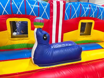 Коммерческий надувной батут «Парк развлечений» 10*6*6 м