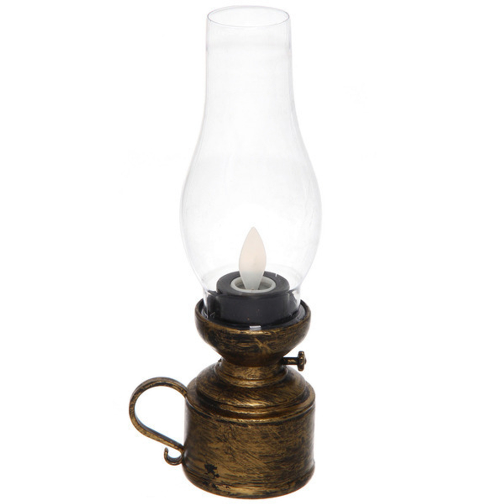 Сувенир с подсветкой «Лампа-Винтаж» 7,3*18,5 см, Бронза