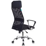 Кресло руководителя Бюрократ KB-6N/SL/B/TW-11 черный TW-01 TW-11 сетка крестовина хром