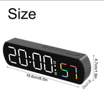 Часы настольные LED MIRROR NO.: 6639 White&RGB