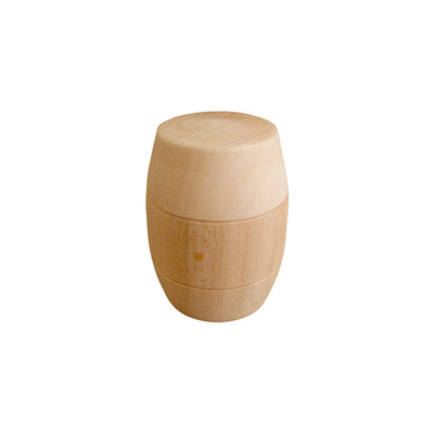 Солонка 60*d45мм закрытая, деревянная заготовка