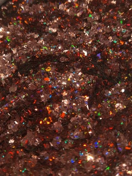 Хлопья - слюда Шоколадный голографик - 88809 - для литья изделий и творчества