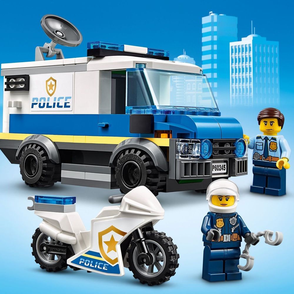 Ограбление полицейского монстр-трака City Police LEGO