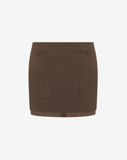 Юбка мини из костюмной ткани
