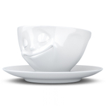 Чайная пара tassen happy, 200 мл, белая