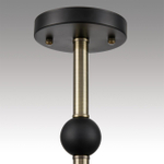 8191/9C COUNTY LN25 253 черный/античная бронза/черный металл Люстра потолочная Е27 9*60W 220V ABRIS