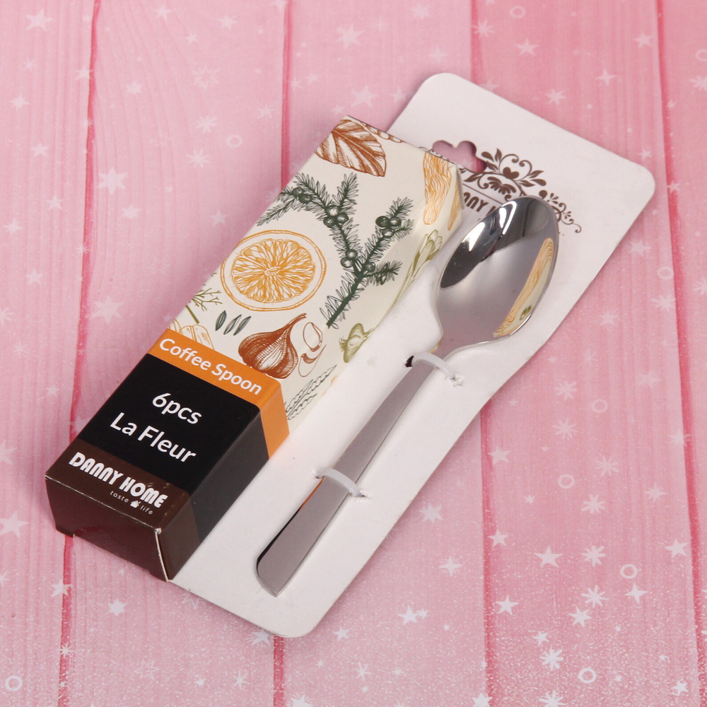 Набор кофейных ложек 6шт «Olivia» в подарочной коробке