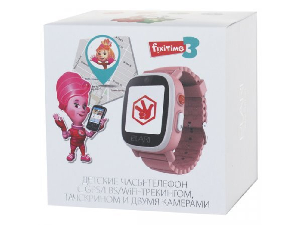 Часы с GPS трекером Elari FixiTime3 Pink (FT-301)