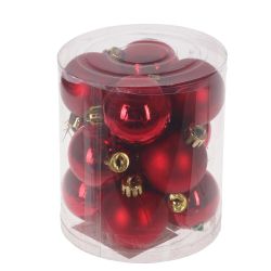 GAEM Набор из 12шт Украшение новогоднее "Шар", D 4 см, L9,5 W9,5 H10,5 см