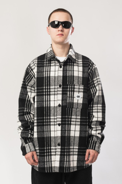 Рубашка CODERED Harbor Чёрный/Белый