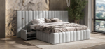 Кровать BOSS INFINITY 180*200 велюр Monolit сталь