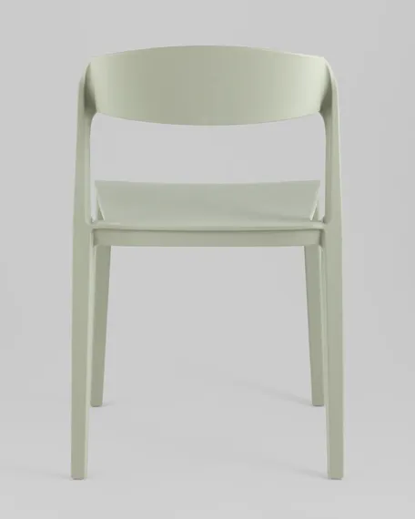 Стул Moris пластик серо-зеленый