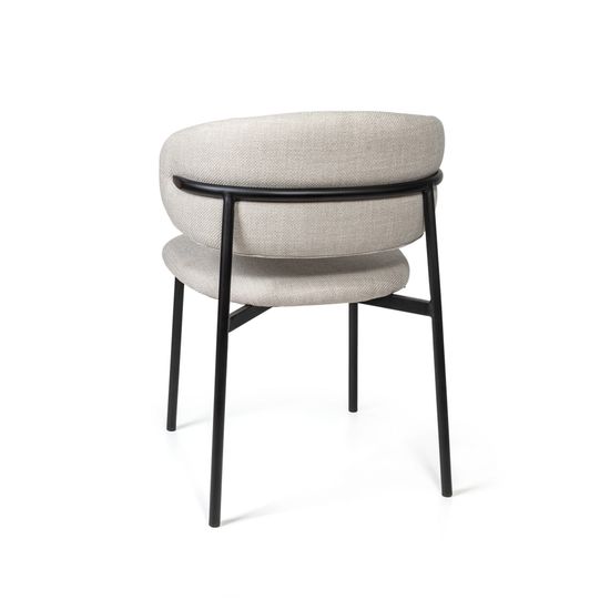 Стул Adele, ткань, светло-серый