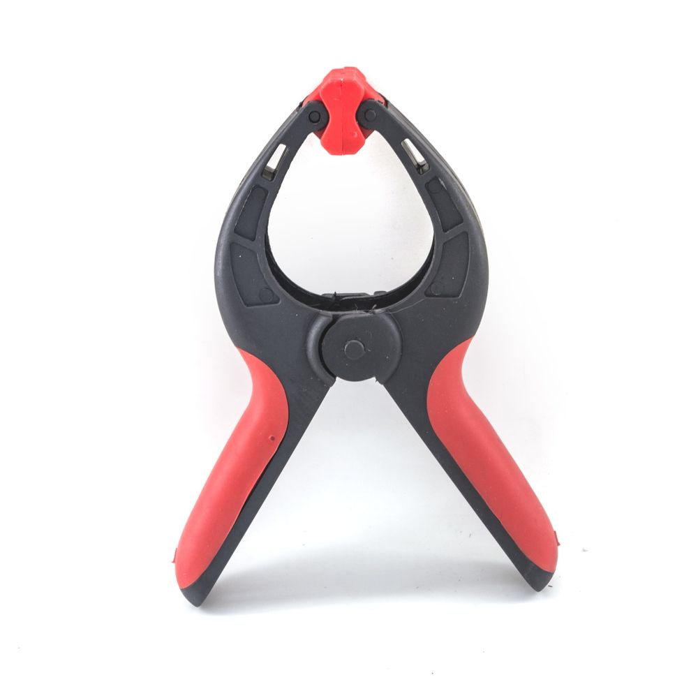 Струбцина клещеобразная пластиковый корпус, усиленная пружина, длина 6"/150мм, зев 70мм, (шт.)