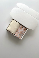 Набор пеленок " Пудровые магнолии XS"