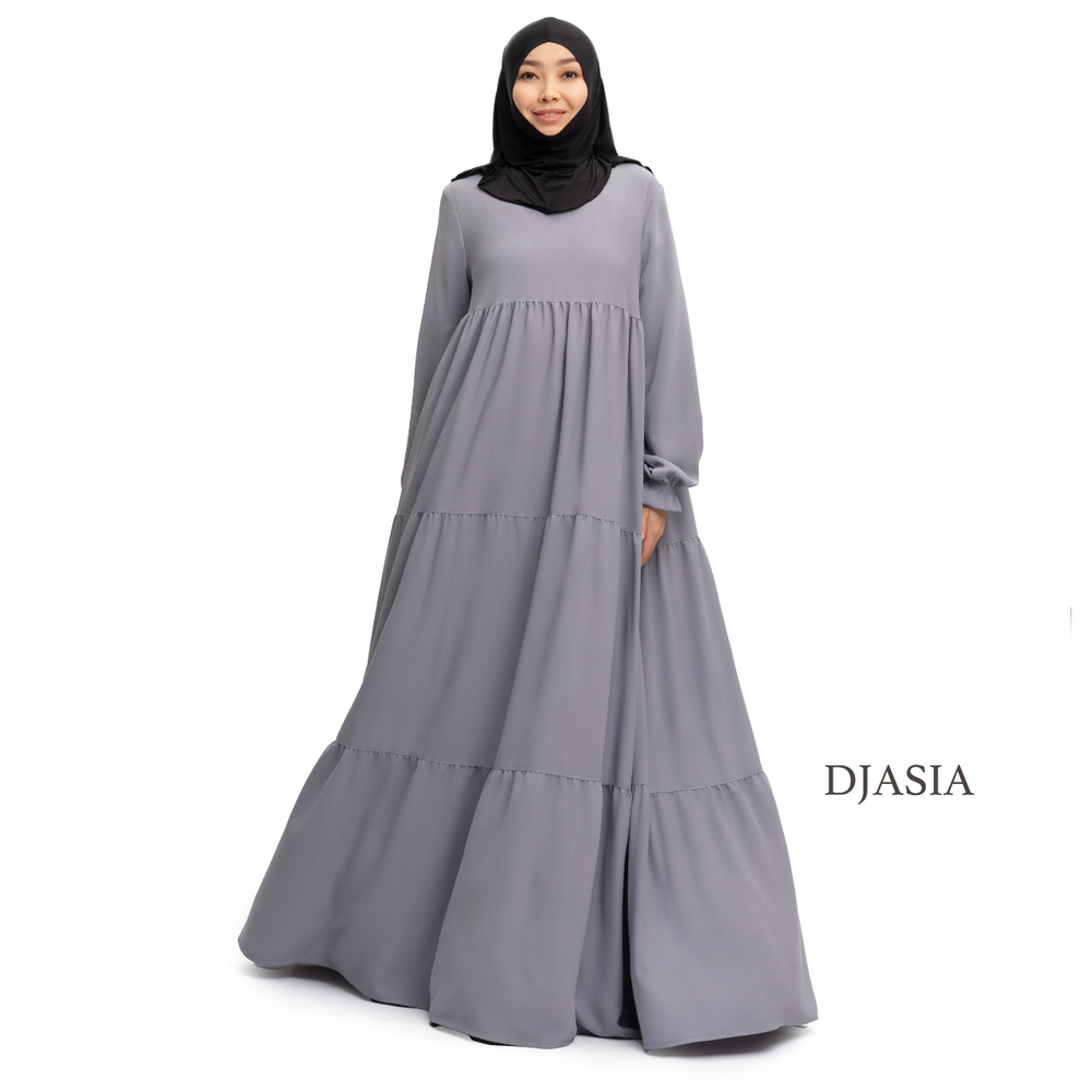 CASCADE DRESS FROM ABAYA SILK