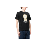 A Bathing Ape Logo Monogram Baby Milo Tee черный желтый