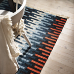 Безворсовый ковер IKEA RESENSTAD (РЕСЕНСТАД), Шерсть, Разноцветный, 170х240 см