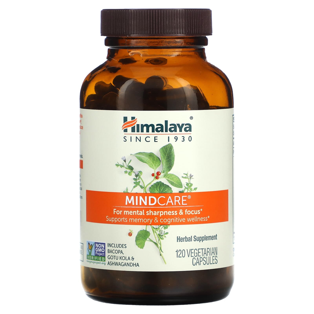 Himalaya, MindCare, 120 вегетарианских капсул